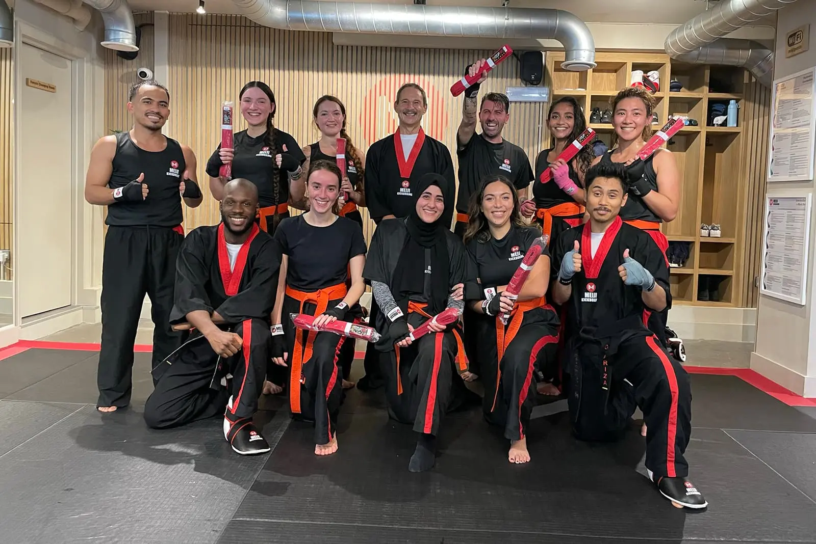 Sensei Stefano, Sensei Denise Bailey, Sensei Mark Roberts