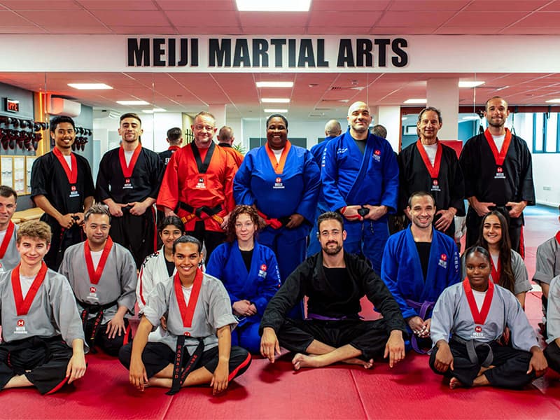 Meiji Martial Arts Instructors in group photo