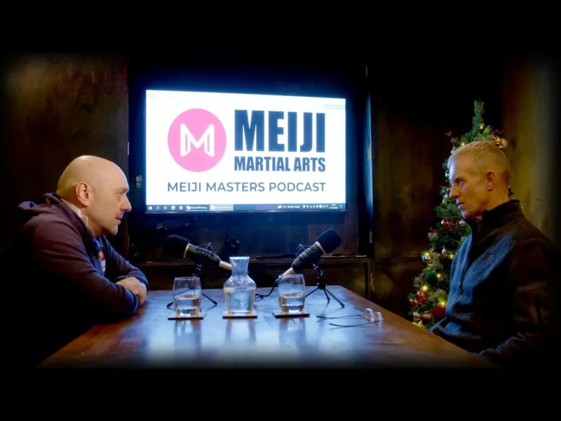 Image of Des Powell being interviewed