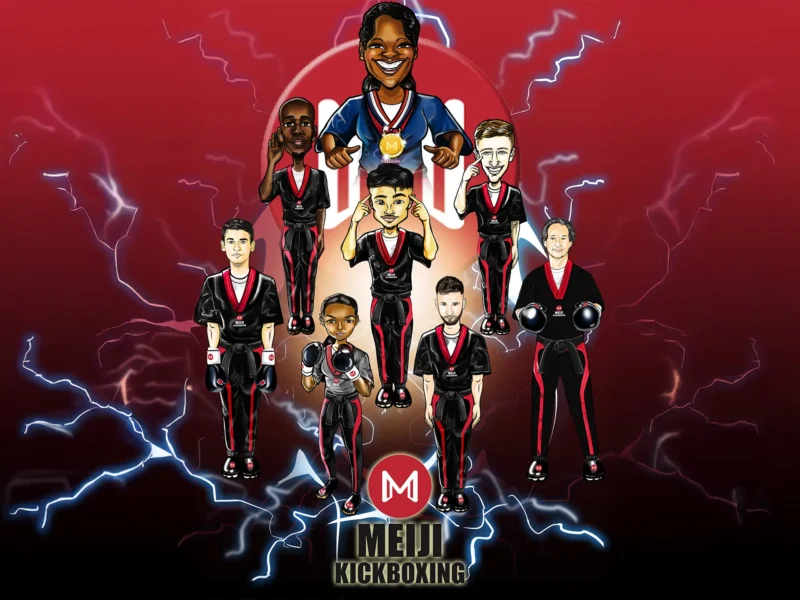 The MEIJI Avengers poster artwork